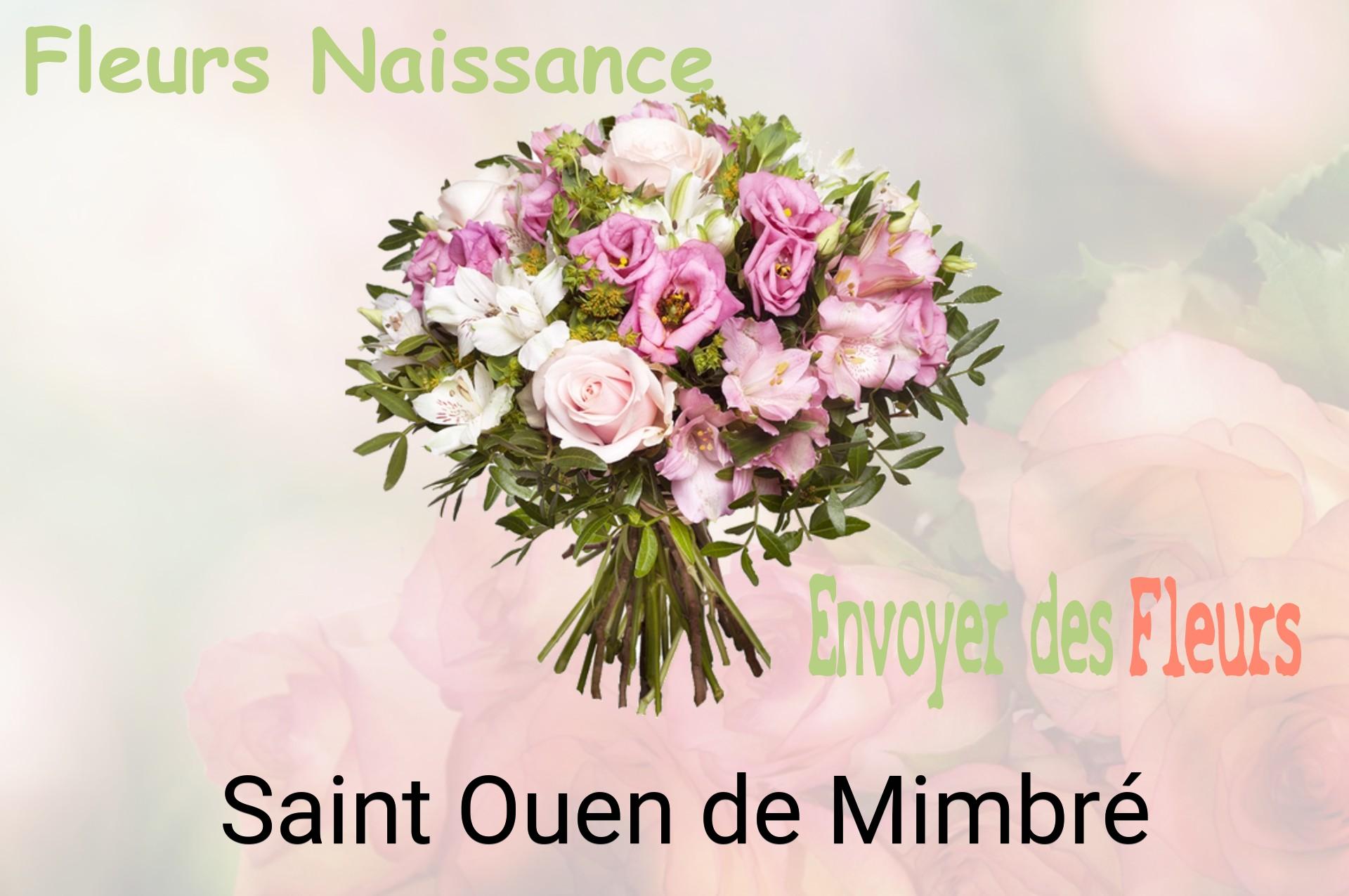 Bouquet de fleurs de naissance livré à Saint-Ouen-de-Mimbré
